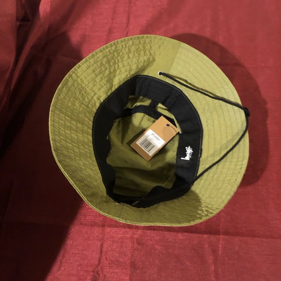 Stussy Olive Green Bucket Hat - Picture 3 of 8